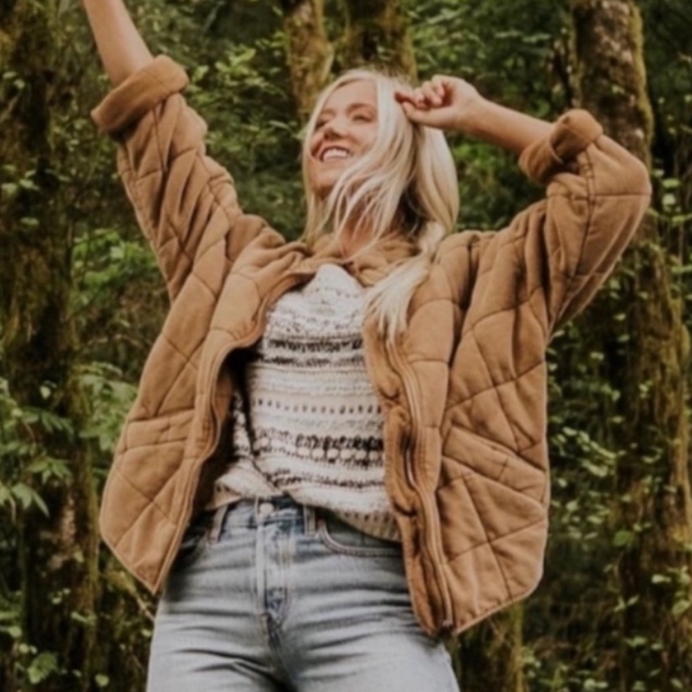 ✨Free People✨ Quilted Dolman Jacket